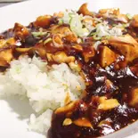 麻婆豆腐丼 大盛り（広東名菜 順風一路）