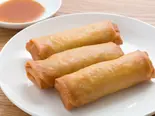(大盛無料キャンペーン中)自家製春巻(3本)(東来)