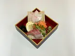 本日のお刺身3種盛り（【和洋創作カフェ】米粉~Kome-Kona~）