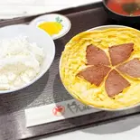 ポーク玉子セット（沖縄料理 やんばる 新宿総本店）