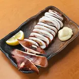 イカの丸焼き（鉄板焼き＆お好み焼き どーなが）