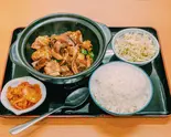 黄燜排骨定食(中華土鍋焼き豚スペアリブの定食) Braised Spare Ribs Set Meal（楊銘宇 黄燜鶏米飯 日本橋店 YANG'S BRAISED CHICKEN RICE）