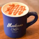【ホット】キャラメルラテ(マカナ コーヒー ロースターズ 土佐堀店)