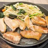 豚トロステーキ定食（ふくふく食堂）
