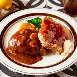 肉×肉Wボリューム|ハンバーグ＆チキン南蛮 Hamburg ＆ Chicken Nanban（森下で50年続く洋食屋 カフェレストラン鍵）