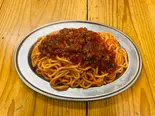 熟成ミートソースパスタ(串屋横丁木場駅前店)