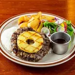 パイナップルハンバーグステーキ(【アメリカン料理】HAMBURG CENTER)