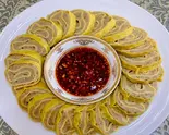 豆腐風国産豚ミンチ巻き/五香熏干子（禧秀全）