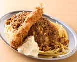 海老フライ＆ミートソース Deep Fried Shrimp＆Meat Sauce（スパゲティの店『神田ナポリタン』 世田谷店）