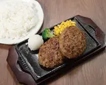 F-1101】ハンバーグステーキセットHamburg steak Set（ハンバーグ＆バーガー TERU 博多駅前通り店）