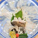 極上天然虎ふぐのお刺身 (特大)（すし藤）