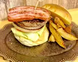 自家製燻製ベーコンバーガーセット（＆BURGER.）