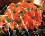 とびっこおにぎり 날치알 주먹밥（熟成サムギョプサル専門店デジハンマリ西葛西店）