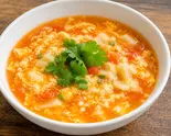 番茄疙瘩汤(トマト団子スープ)(食堂福)