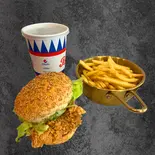 Aセット(チキンバーガーセット)(beccichicken)