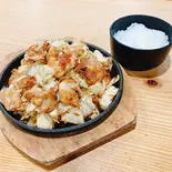 【人気NO.1】倍盛！ 鶏もも鉄板焼肉 定食(スタミナ焼肉ダレ )（鉄板焼肉専門店 スタミナ亭）