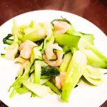 エビ青菜炒め（長崎飯店 渋谷店）