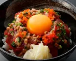 まぐろ納豆バクダン丼(1人前)Tuna & Natto Bowl (1 serving)(東京寿司 ITAMAE SUSHI アクアシティお台場店 Tokyo Sushi Itamae Sushi AQUA CITY ODAIBA)