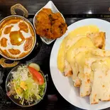 チーズナンセット Cheese Nan set（アジアン料理エバーグリーン）
