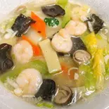 エビそば 単品（龍海閣）