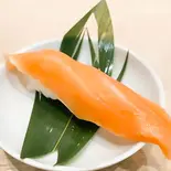 (34) サーモン 1貫(金太郎鮨)