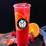オレンジいちごティー(橙子草莓水果茶) Orange ＆ Strawberry Tea（好美味 麻辣湯 御徒町本店）