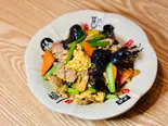 キクラゲ豚肉と卵炒め/木须肉(天津福味餃子)