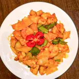 じゃがいも チリ (potato chilly)（インドネパールレストランディルクス）