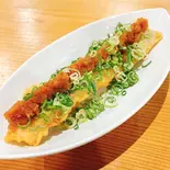 穴子一本天ぷら葱まみれ【おろし・ポン酢】（【関西風＆広島風お好み焼き・鉄板焼き】桜家 清水店）