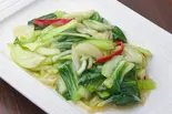 青梗菜ニンニク炒め（台湾料理 営業中 東三国店）
