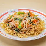 豚肉あんかけかた焼きそば(洋洋冰室 吉祥寺店)