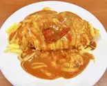チーズかけクリームコロッケカレーオムライス（カレー夢）
