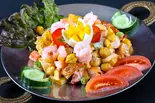 【1】世話スペシャルサラダ(Sewa Special Salad)(ネパール・インドレストラン世話 下谷本店)