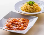 海老チリソース and チャーハン(西安餃子(しーあんぎょうざ) 東京オペラシティ店)