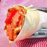 【2】ケバブラップ(Kebab wrap)（KebabPizza＆indiancurry）
