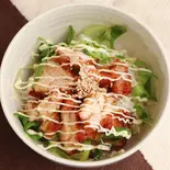 鶏からあげ丼(卵屋さんのマヨネーズ使用)（尾道ラーメン 貴慶）