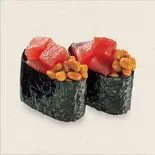 まぐろ納豆軍艦（回転寿司みさき イオン港南台店）
