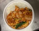 エビと玉子丼(チリソース味)（中崋苑）
