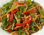 青椒肉絲（中崋苑）