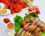 生サムギョプサル・トッポギセット（韓国家庭料理ジャンモ 聖蹟桜ヶ丘店）