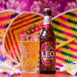 【アルコール】レオビール330ml(瓶)Leo Beer 330ml Bottle（タイ政府公認 タイ料理 アロイチンチン Thai Style Restaurant Bar Aroi Chin Chin）