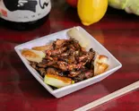 せせり焼き ネギ入り(タレ) Grilled Chicken Neck Meat with Green Onion (Sauce)（麺鶏・宮崎郷土料理 どぎゃん）