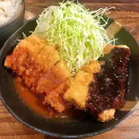 とんかつ＆味噌カツセット（とんかつ大王）