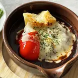 黒毛和牛仕込み煮込みハンバーグ+自家製パン(3個)+ドリンクのセット(ベーカリーカフェ G’RANBAKE南町田)