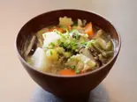 【期間限定】豚汁（有機野菜とお肉のABステーキ）
