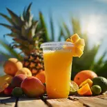 マンゴースムージー mango smoothie（ChuuChuuフルーツ盛り盛りアサイーボウル Fruit-packed Acai Bowl 三鷹店）