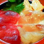 【ランチ限定】まぐろと真鯛の漬け丼(志げる寿司)