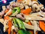 干し豆腐と唐辛子炒め(尖椒干豆腐)（本格中華大龍城 西川口店）