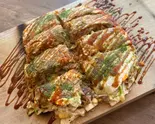 定番！豚玉うどん入り（広島お好み焼き専門店 宗茂）