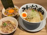 循醤油ラーメン＆炙りチャーシュー丼セット（人類みな麺類ネクストブランド-みな麺セブンパーク天美店）